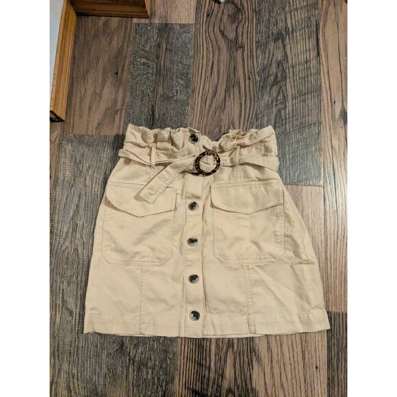 Banana republic button down corduroy paper bag skirt size 6 - Picture 1 of 5